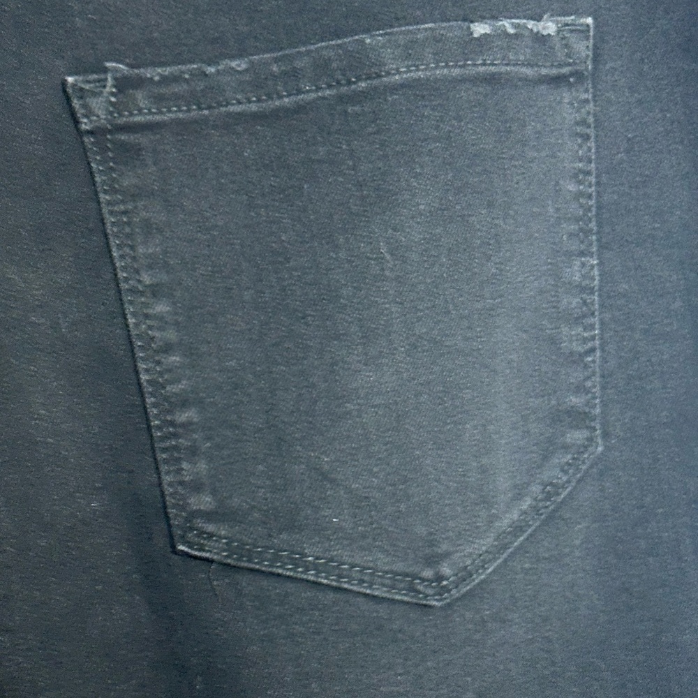 Style & Co Plus Straight Crop Black Denim - Picture 5 of 8